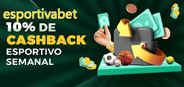 10% de bônus de cashback na esportivabet