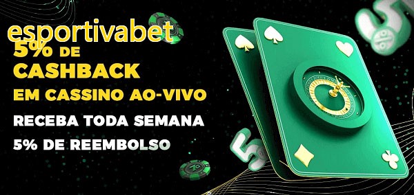 Promoções do cassino ao Vivo esportivabet